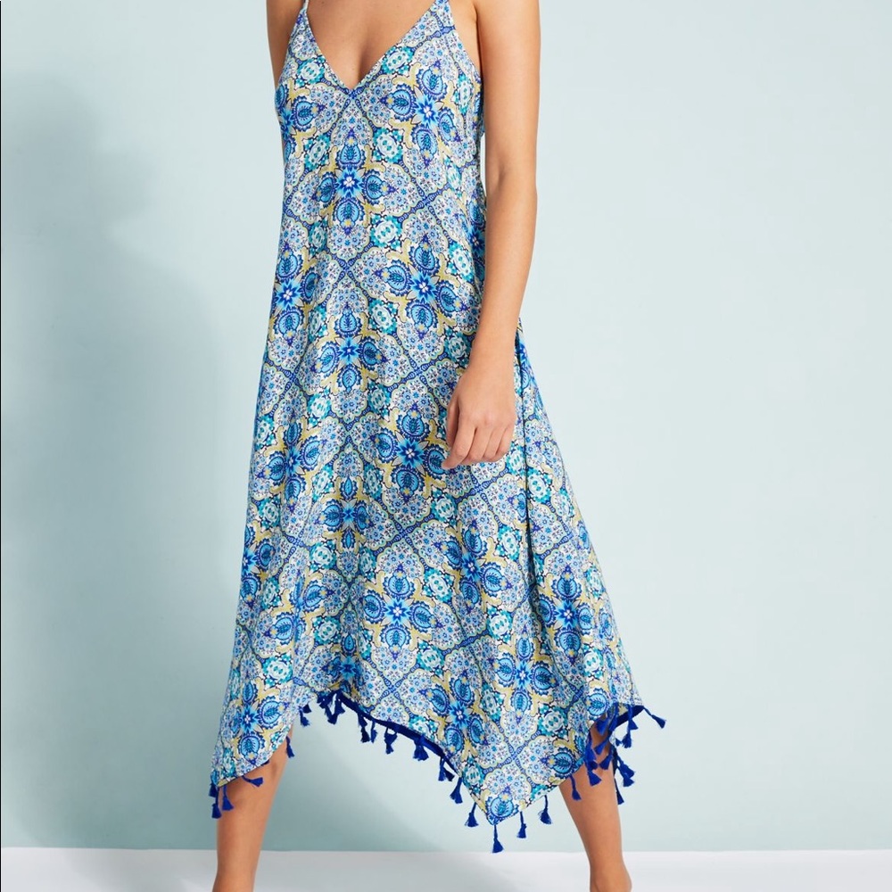 NWOT Venice Tasseled Cover Up dress